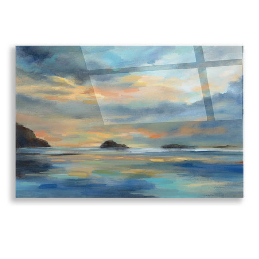 Epic Art 'Pacific Sunset' by Silvia Vassileva, Acrylic Glass Wall Art