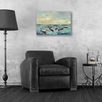 Epic Art 'Coastal View of Boats' by Silvia Vassileva, Acrylic Glass Wall Art,24x16