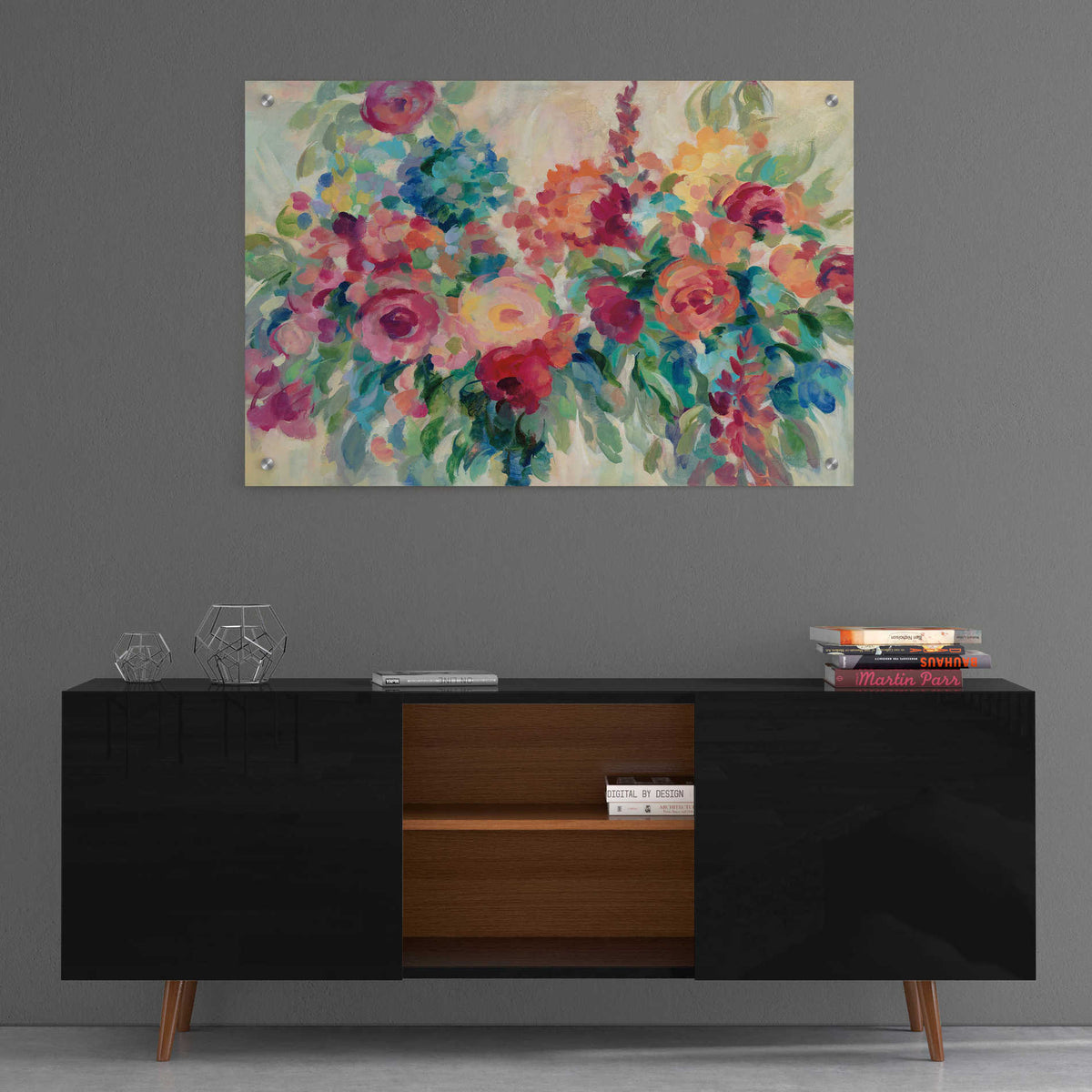 Epic Art 'Flower Market' by Silvia Vassileva, Acrylic Glass Wall Art,36x24
