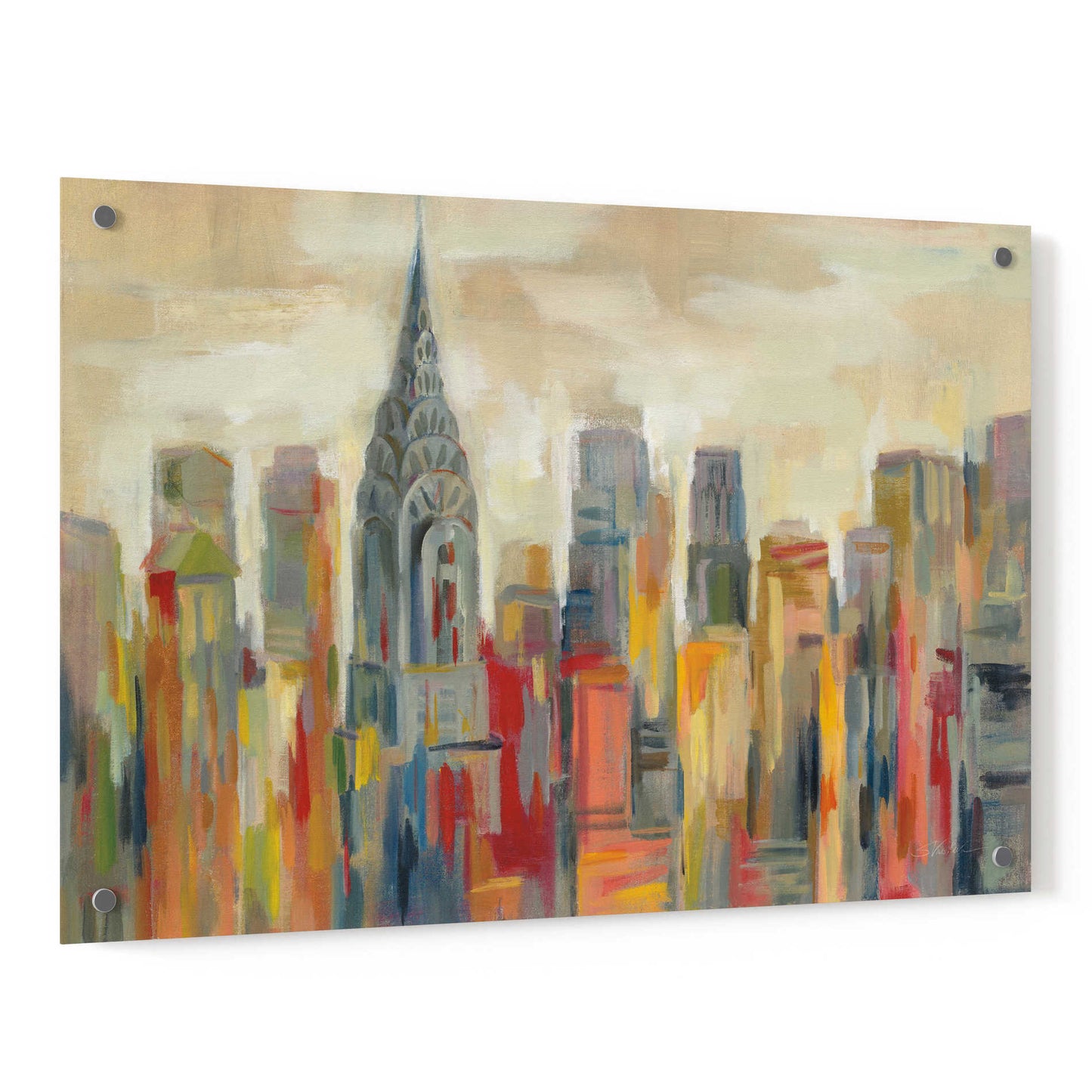 Epic Art 'Manhattan' by Silvia Vassileva, Acrylic Glass Wall Art,36x24