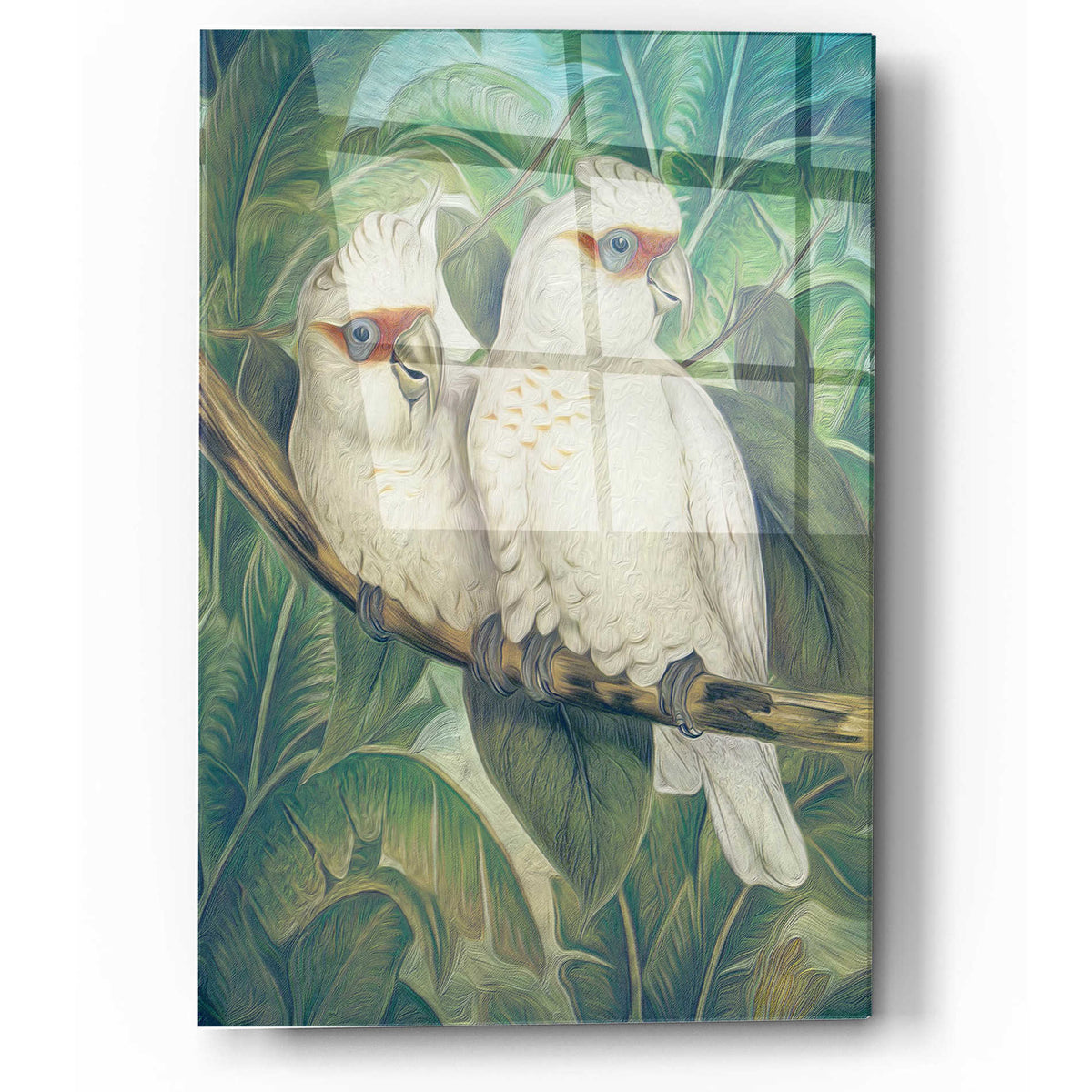 Epic Art 'Painted Plumage Three' by Steve Hunziker, Acrylic Glass Wall Art