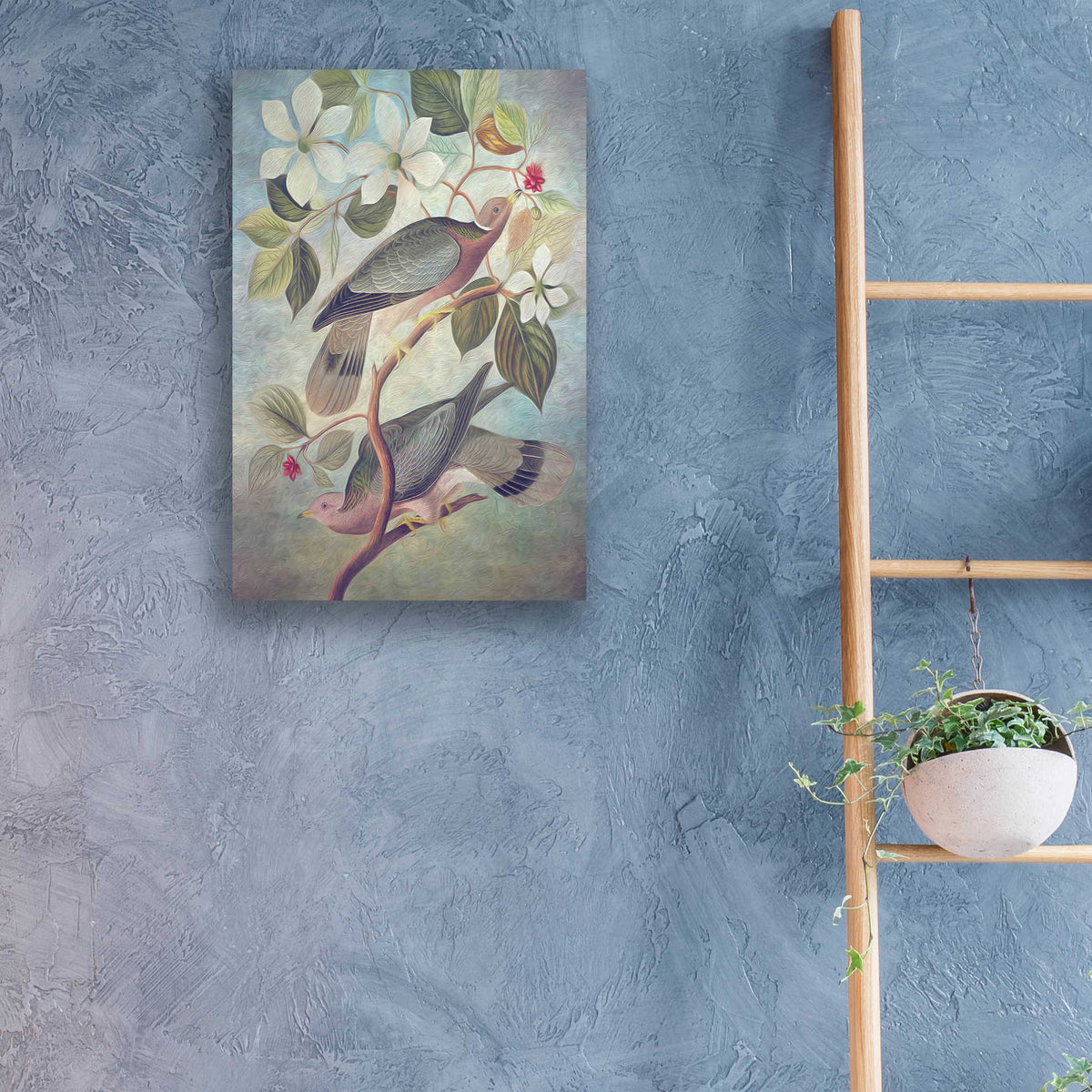 Epic Art 'Painted Plumage Two' by Steve Hunziker, Acrylic Glass Wall Art,16x24