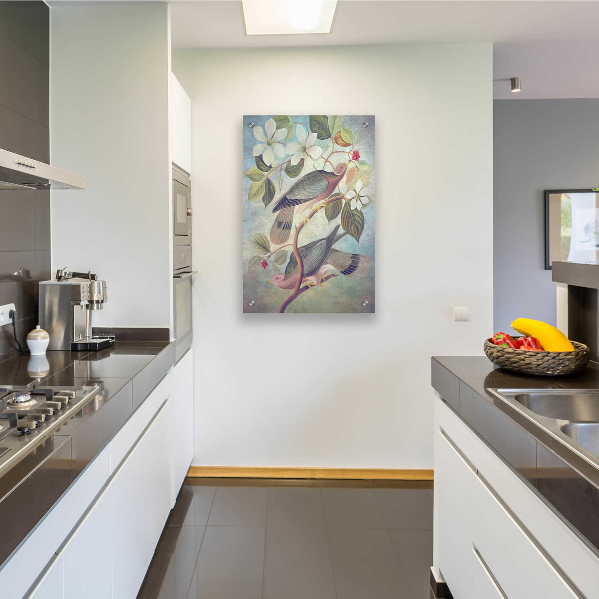 Epic Art 'Painted Plumage Two' by Steve Hunziker, Acrylic Glass Wall Art,24x36