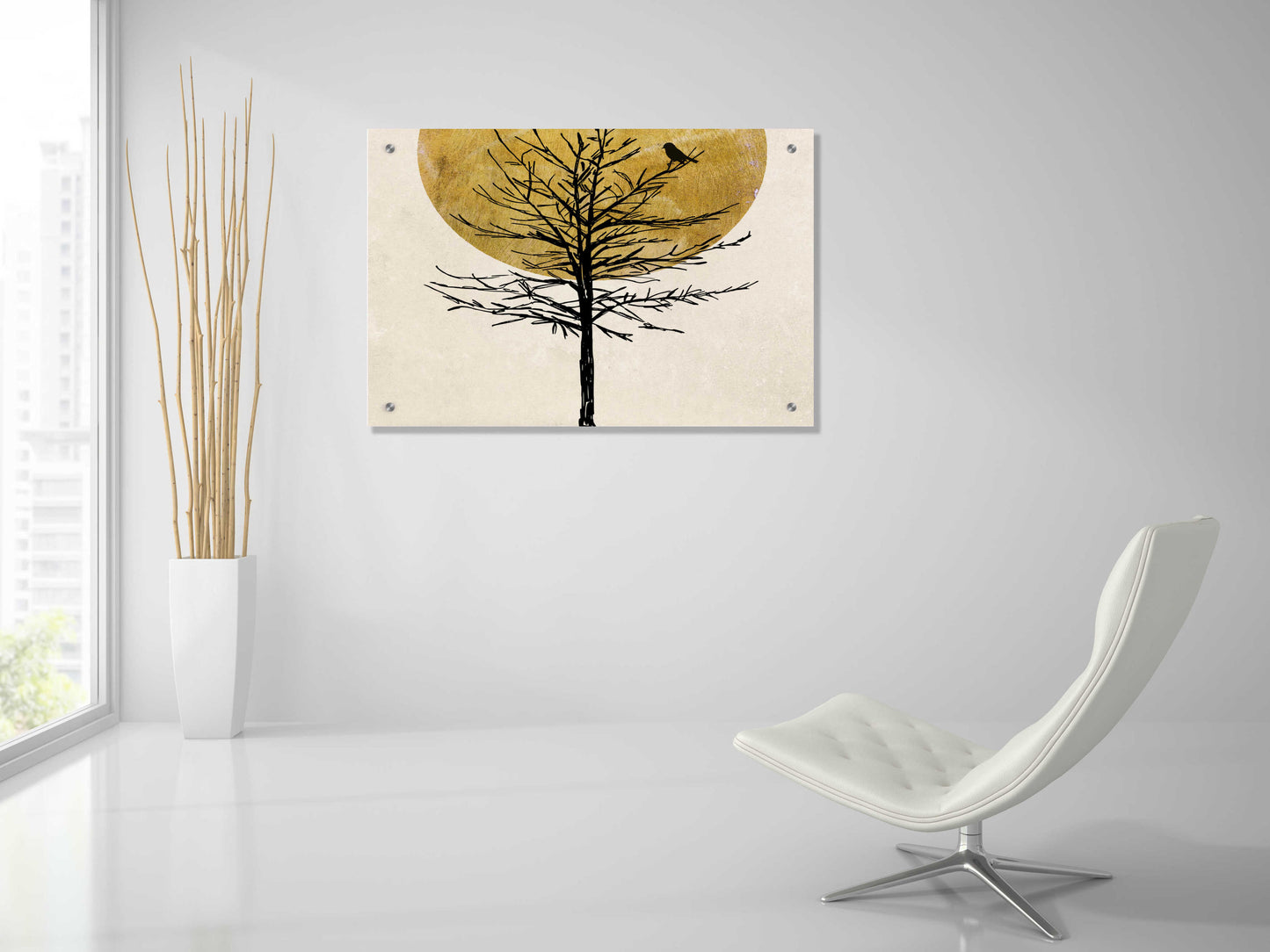 Epic Art 'Moon Tree 1' by Karen Smith, Acrylic Glass Wall Art,36x24