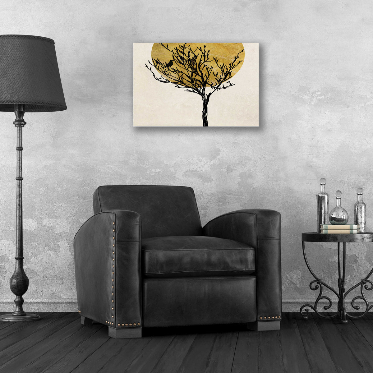 Epic Art 'Moon Tree 2' by Karen Smith, Acrylic Glass Wall Art,24x16