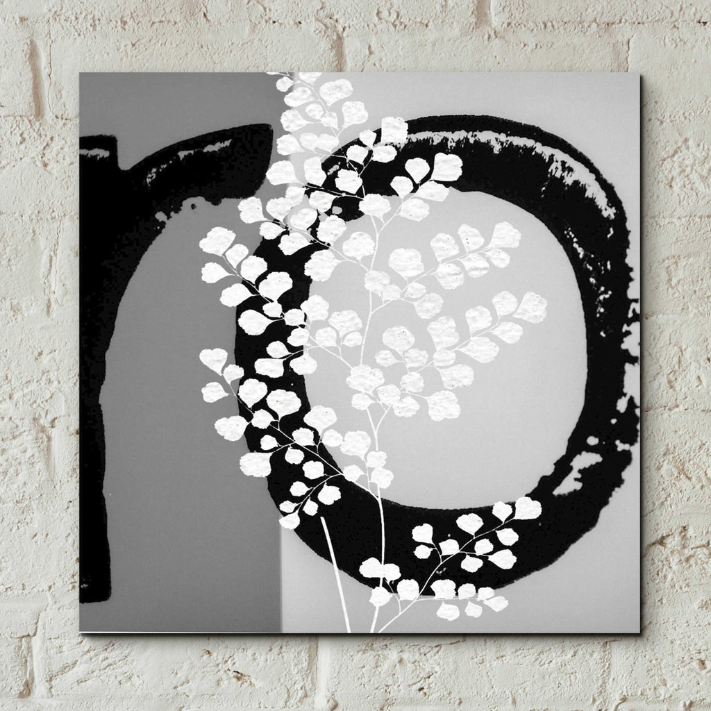 Epic Art 'Chalk Leaf 2' by Karen Smith, Acrylic Glass Wall Art,12x12