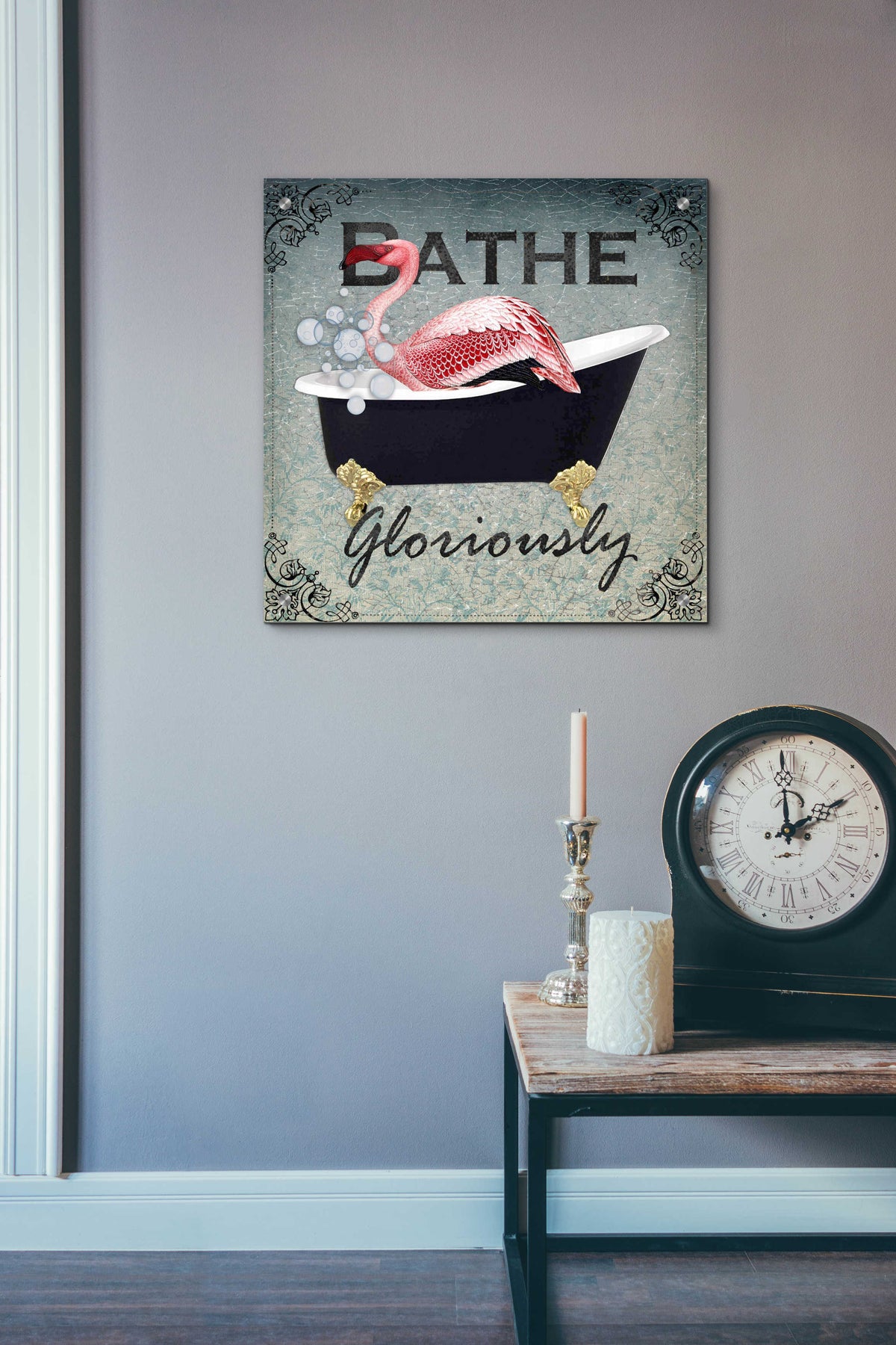 Epic Art 'Glorious' by Karen Smith, Acrylic Glass Wall Art,24x24