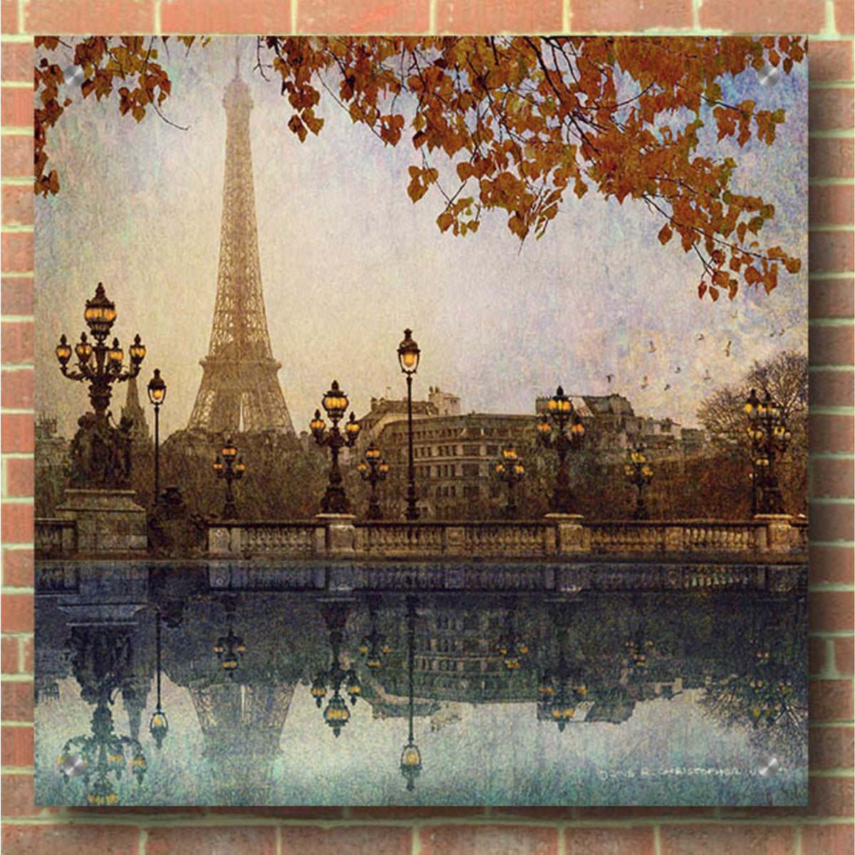Epic Art 'Eiffel Tower' by Chris Vest, Acrylic Glass Wall Art,36x36