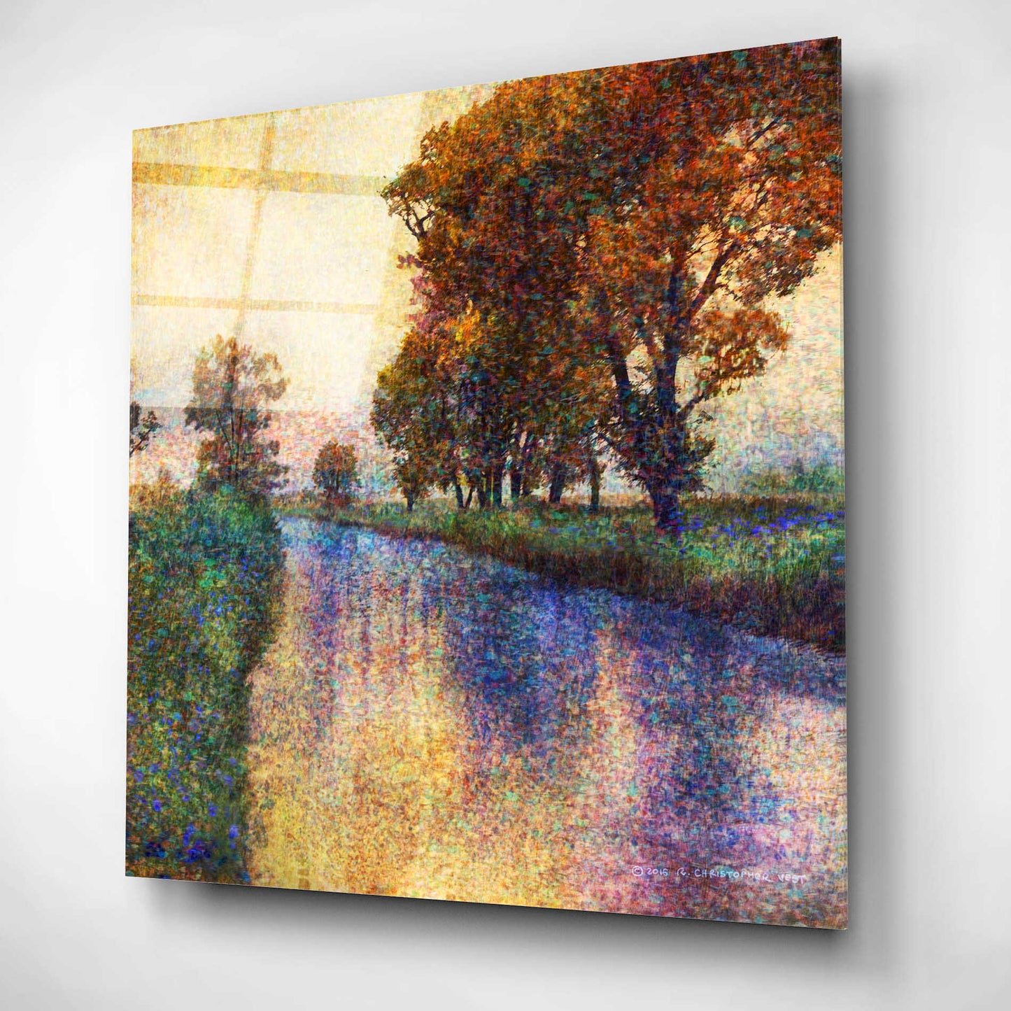 Epic Art 'Dutch Canal' by Chris Vest, Acrylic Glass Wall Art,12x12