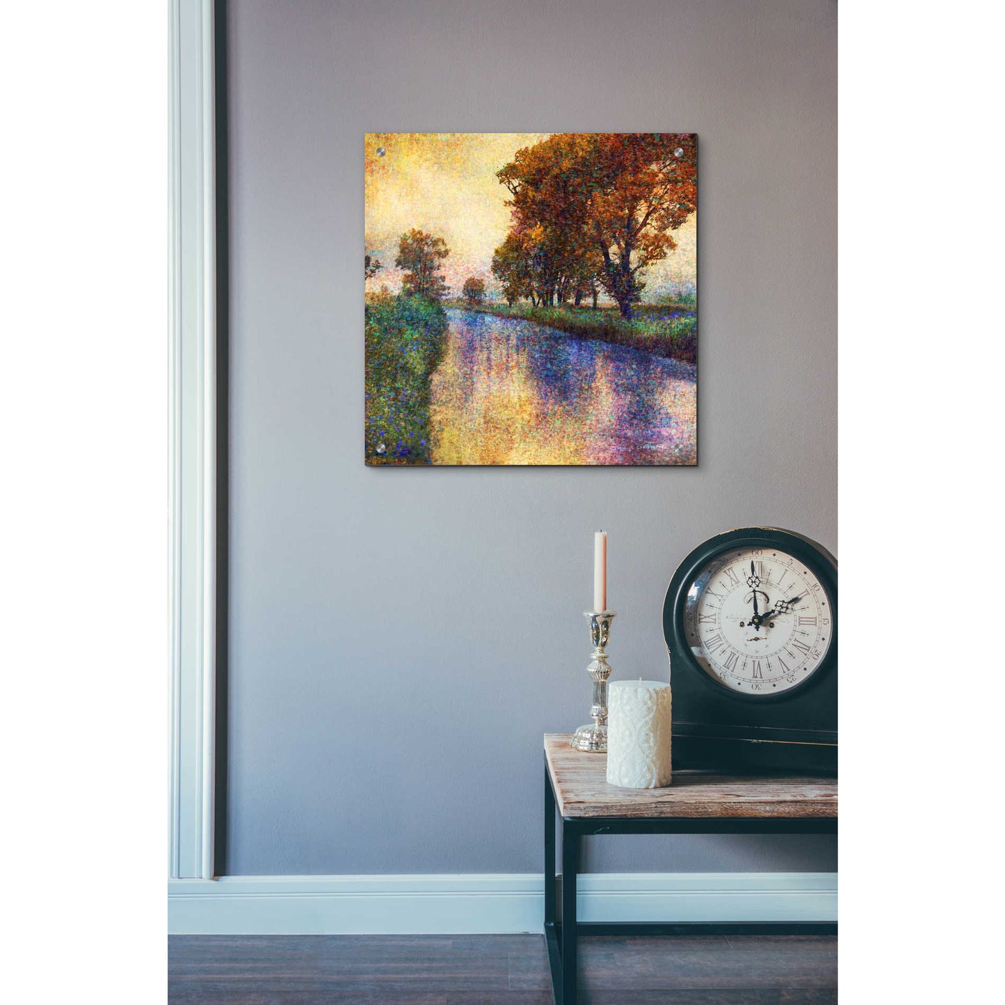 Epic Art 'Dutch Canal' by Chris Vest, Acrylic Glass Wall Art,24x24