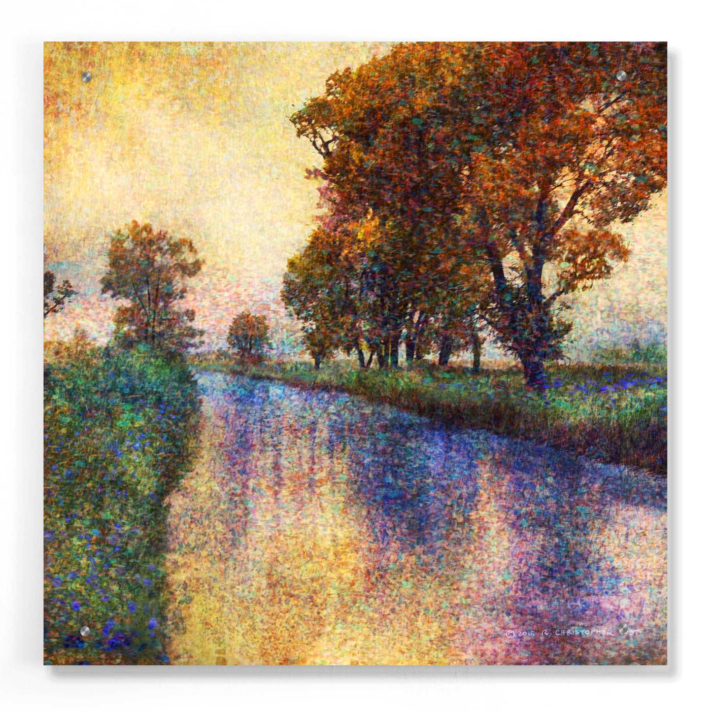 Epic Art 'Dutch Canal' by Chris Vest, Acrylic Glass Wall Art,24x24