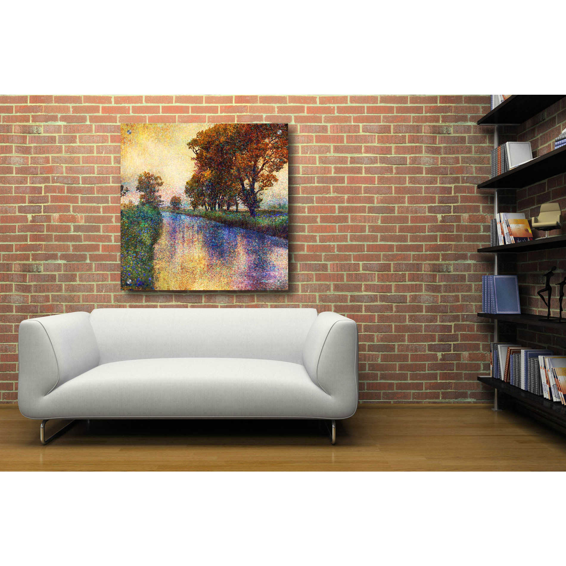 Epic Art 'Dutch Canal' by Chris Vest, Acrylic Glass Wall Art,36x36