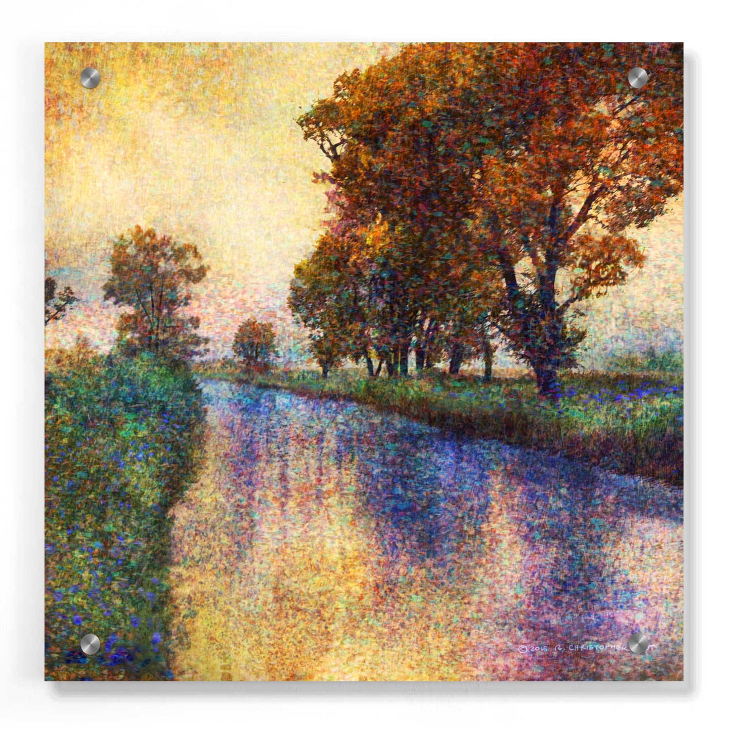 Epic Art 'Dutch Canal' by Chris Vest, Acrylic Glass Wall Art,36x36