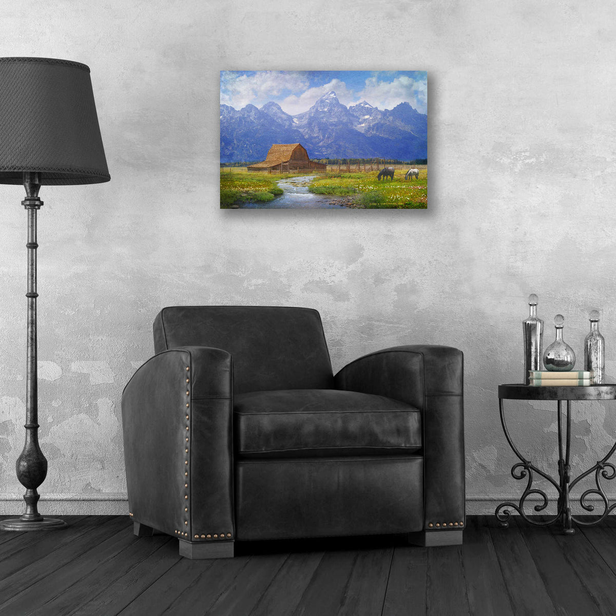 Epic Art 'Moulton Barn' by Chris Vest, Acrylic Glass Wall Art,24x16