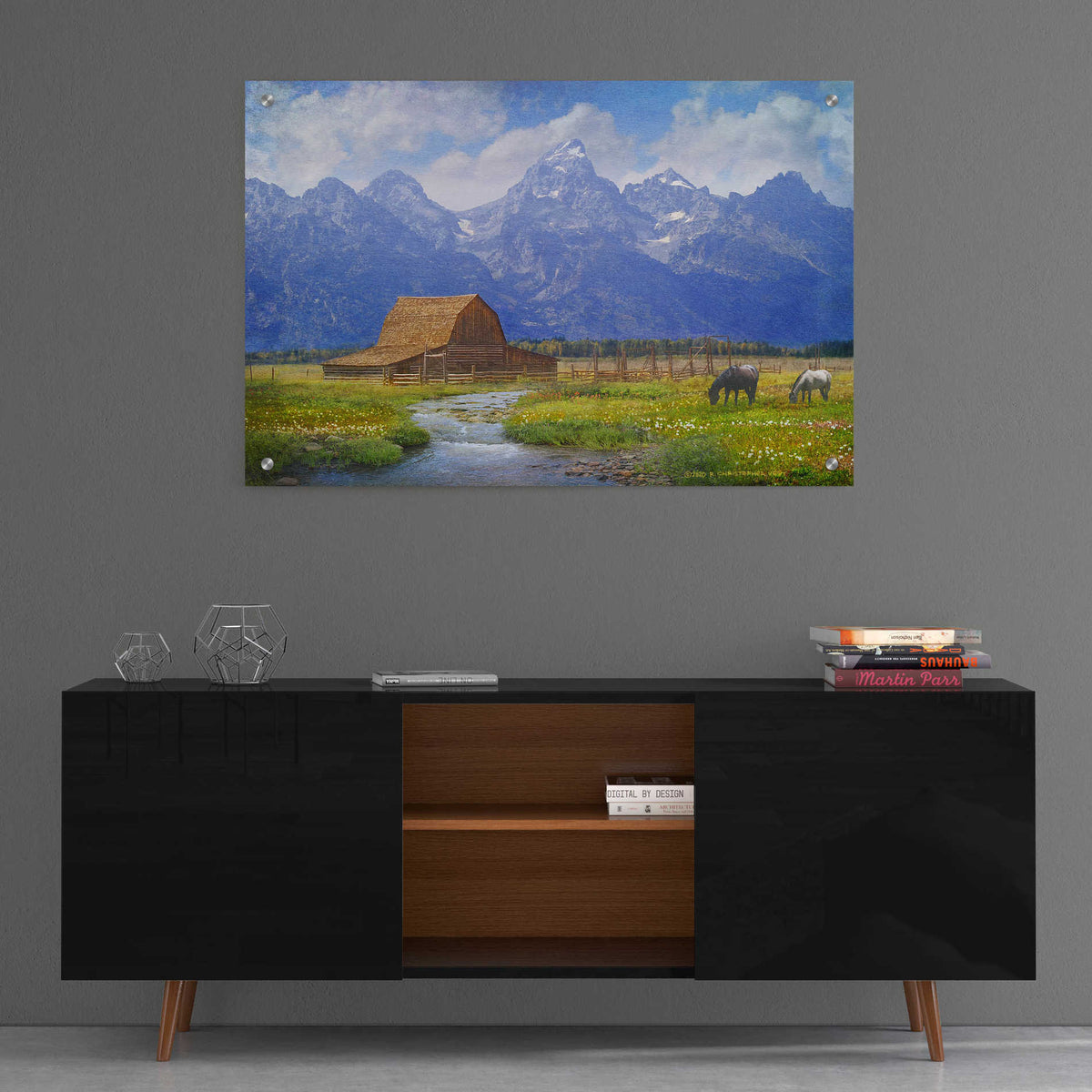 Epic Art 'Moulton Barn' by Chris Vest, Acrylic Glass Wall Art,36x24