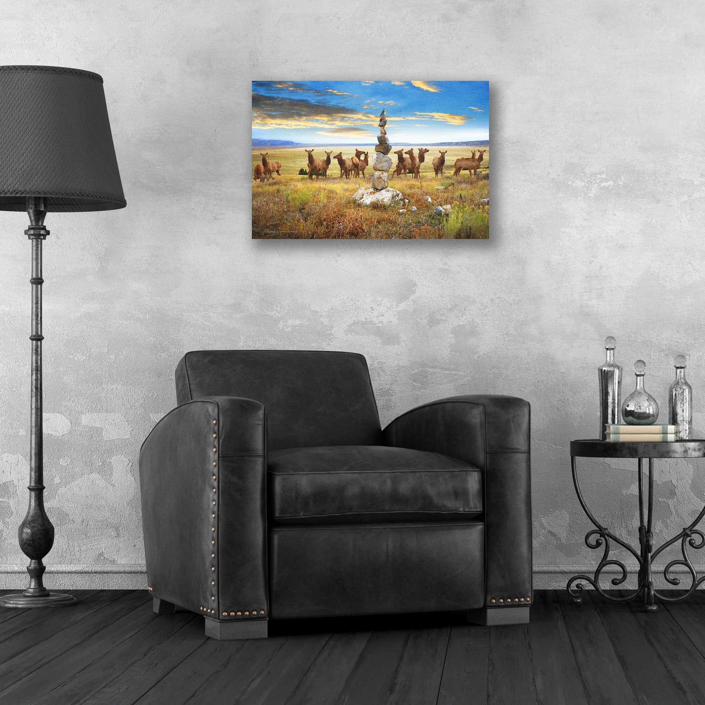 Epic Art 'Cairn Above Elk Refuge' by Chris Vest, Acrylic Glass Wall Art,24x16