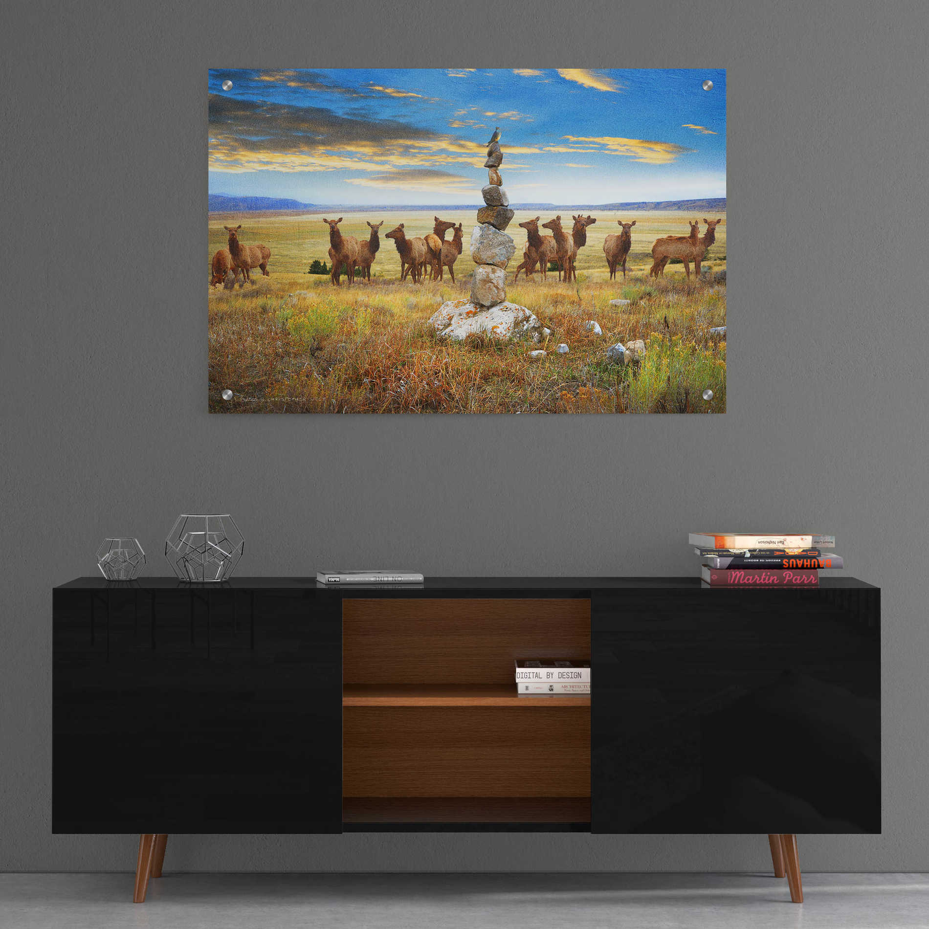 Epic Art 'Cairn Above Elk Refuge' by Chris Vest, Acrylic Glass Wall Art,36x24