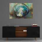Epic Art 'Solo Quahog' by Jeanette Vertentes, Acrylic Glass Wall Art,36x24