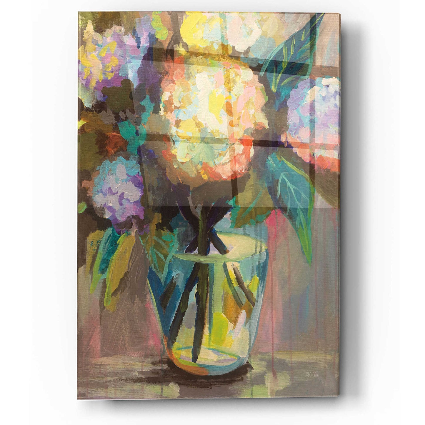 Epic Art 'Glass Study' by Jeanette Vertentes, Acrylic Glass Wall Art,12x16