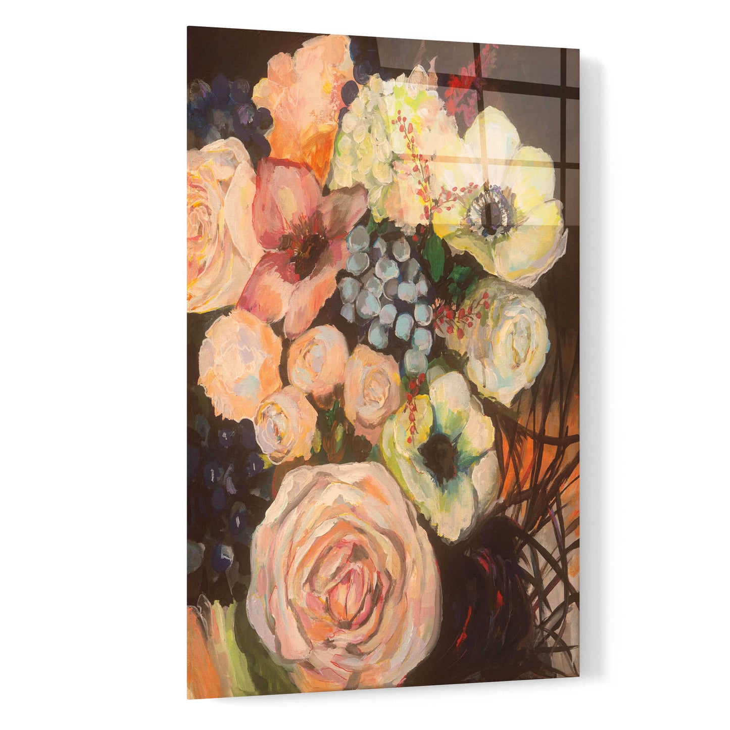 Epic Art 'Wedding Bouquet' by Jeanette Vertentes, Acrylic Glass Wall Art,16x24