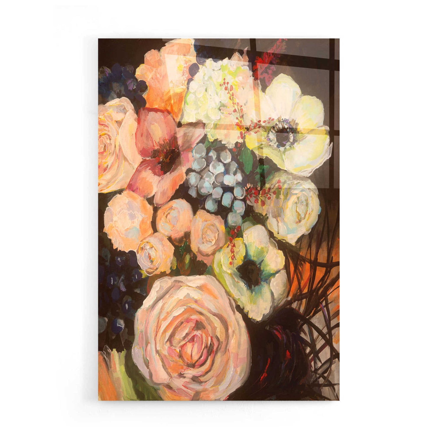 Epic Art 'Wedding Bouquet' by Jeanette Vertentes, Acrylic Glass Wall Art,16x24