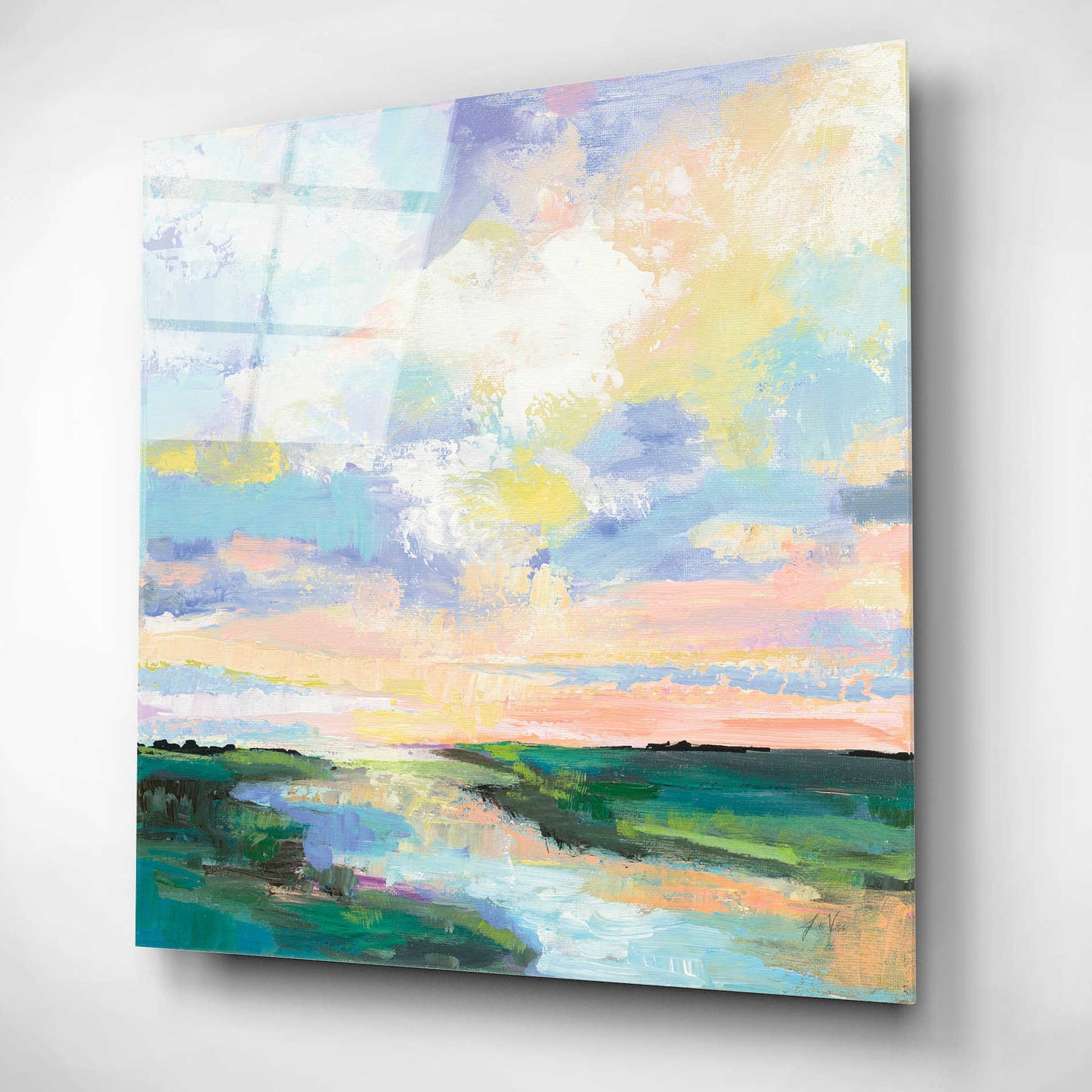 Epic Art 'Mystic' by Jeanette Vertentes, Acrylic Glass Wall Art,12x12