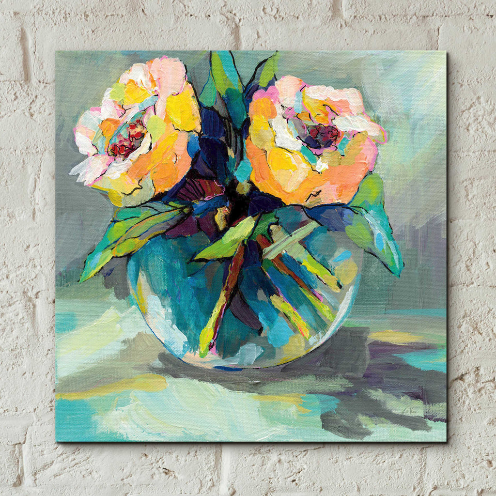 Epic Art 'Twins' by Jeanette Vertentes, Acrylic Glass Wall Art,12x12