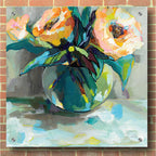 Epic Art 'Pink Ladies' by Jeanette Vertentes, Acrylic Glass Wall Art,36x36