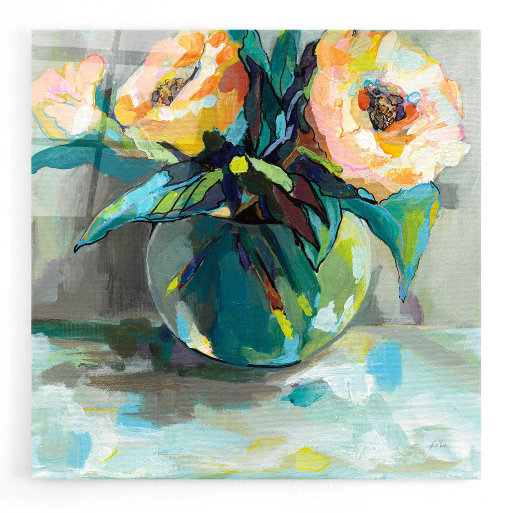 Epic Art 'Pink Ladies' by Jeanette Vertentes, Acrylic Glass Wall Art