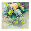Epic Art 'Hydrangeas from the Garden' by Jeanette Vertentes, Acrylic Glass Wall Art