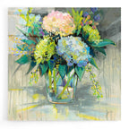 Epic Art 'Hydrangeas from the Garden' by Jeanette Vertentes, Acrylic Glass Wall Art