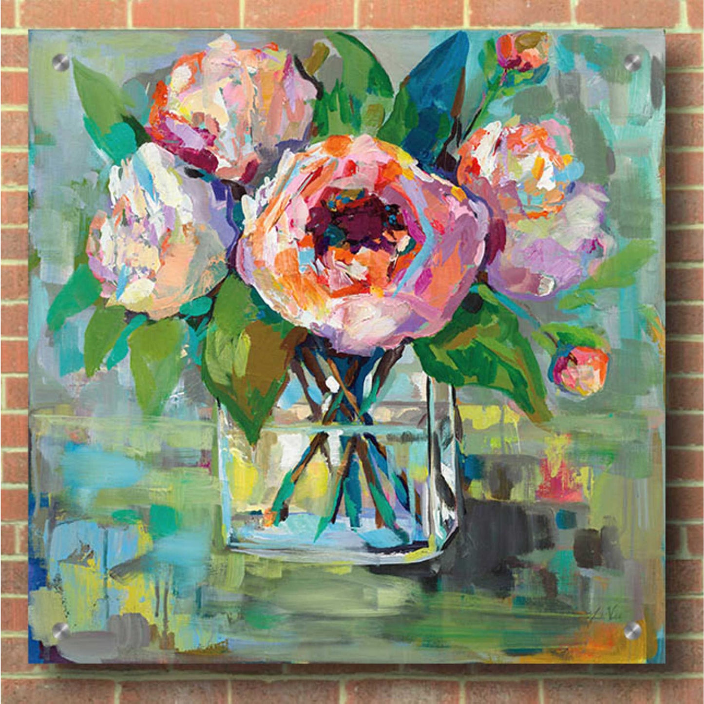 Epic Art 'First of the Season' by Jeanette Vertentes, Acrylic Glass Wall Art,36x36