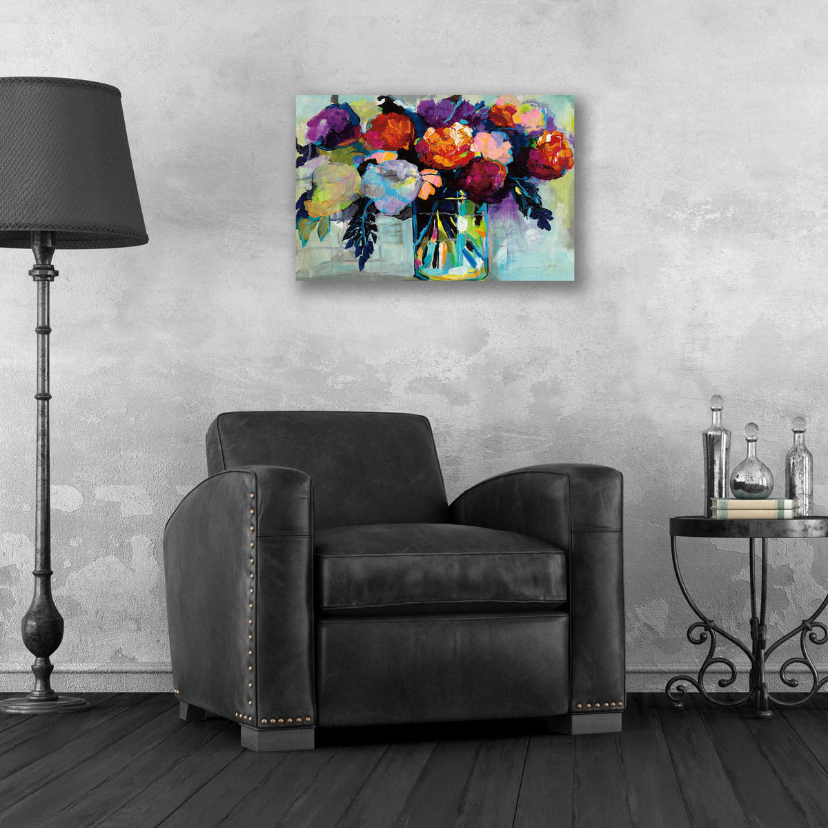 Epic Art 'A Colorful Life' by Jeanette Vertentes, Acrylic Glass Wall Art,24x16