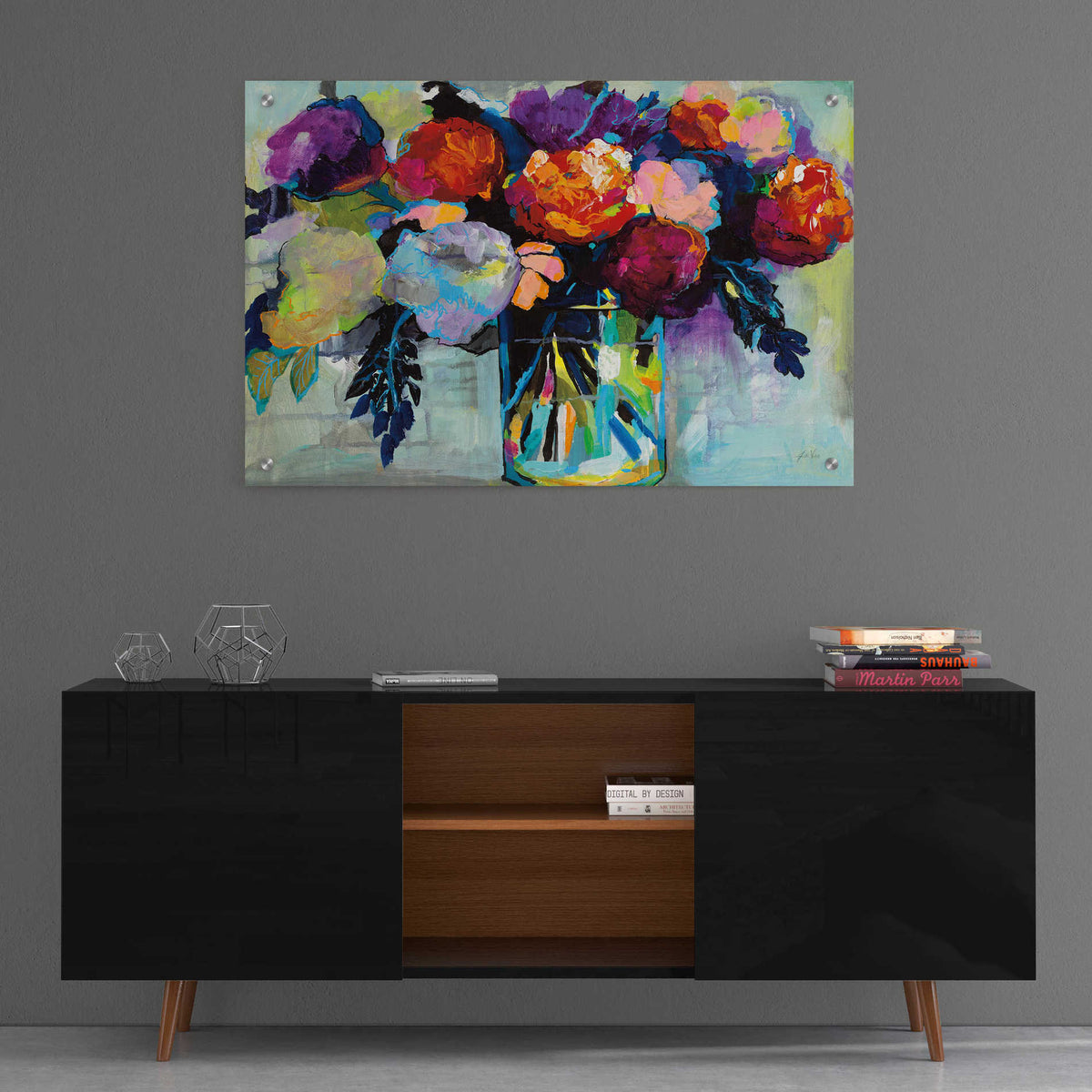 Epic Art 'A Colorful Life' by Jeanette Vertentes, Acrylic Glass Wall Art,36x24