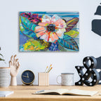 Epic Art 'Island Flowers' by Jeanette Vertentes, Acrylic Glass Wall Art,16x12