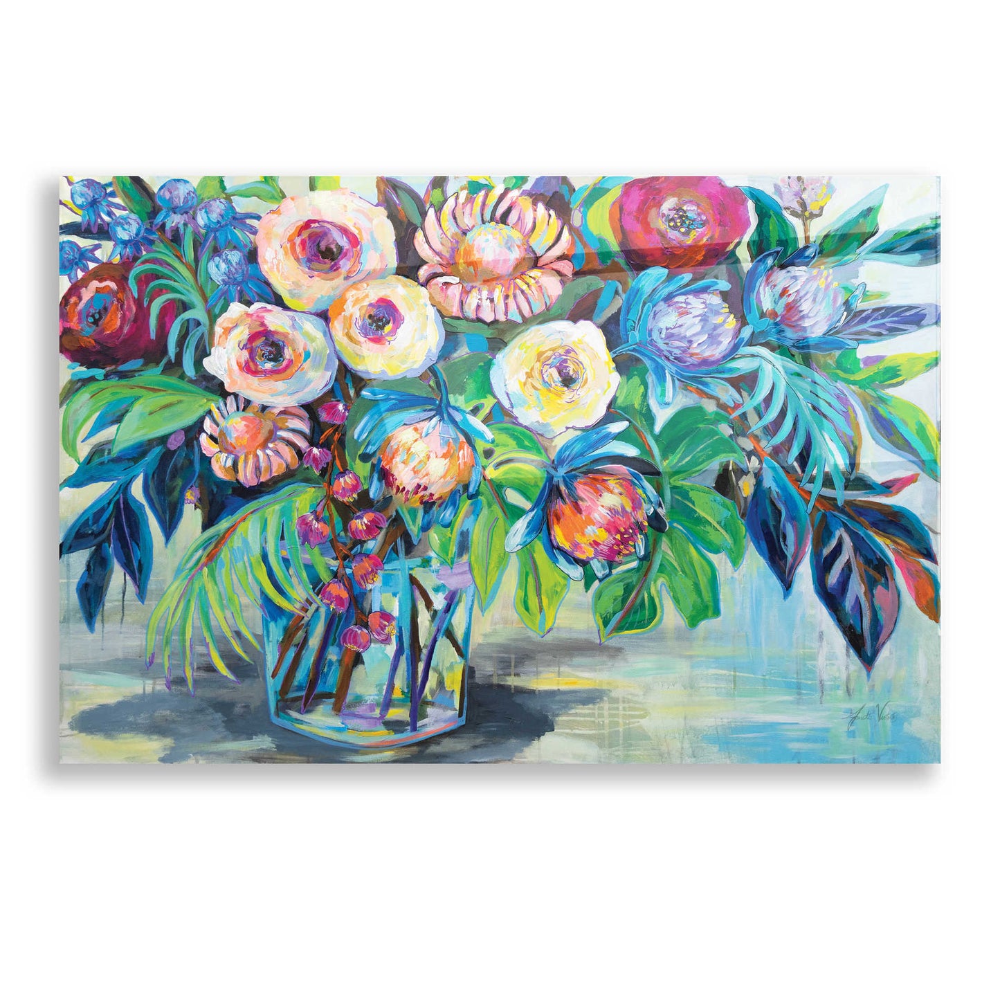 Epic Art 'Key West' by Jeanette Vertentes, Acrylic Glass Wall Art