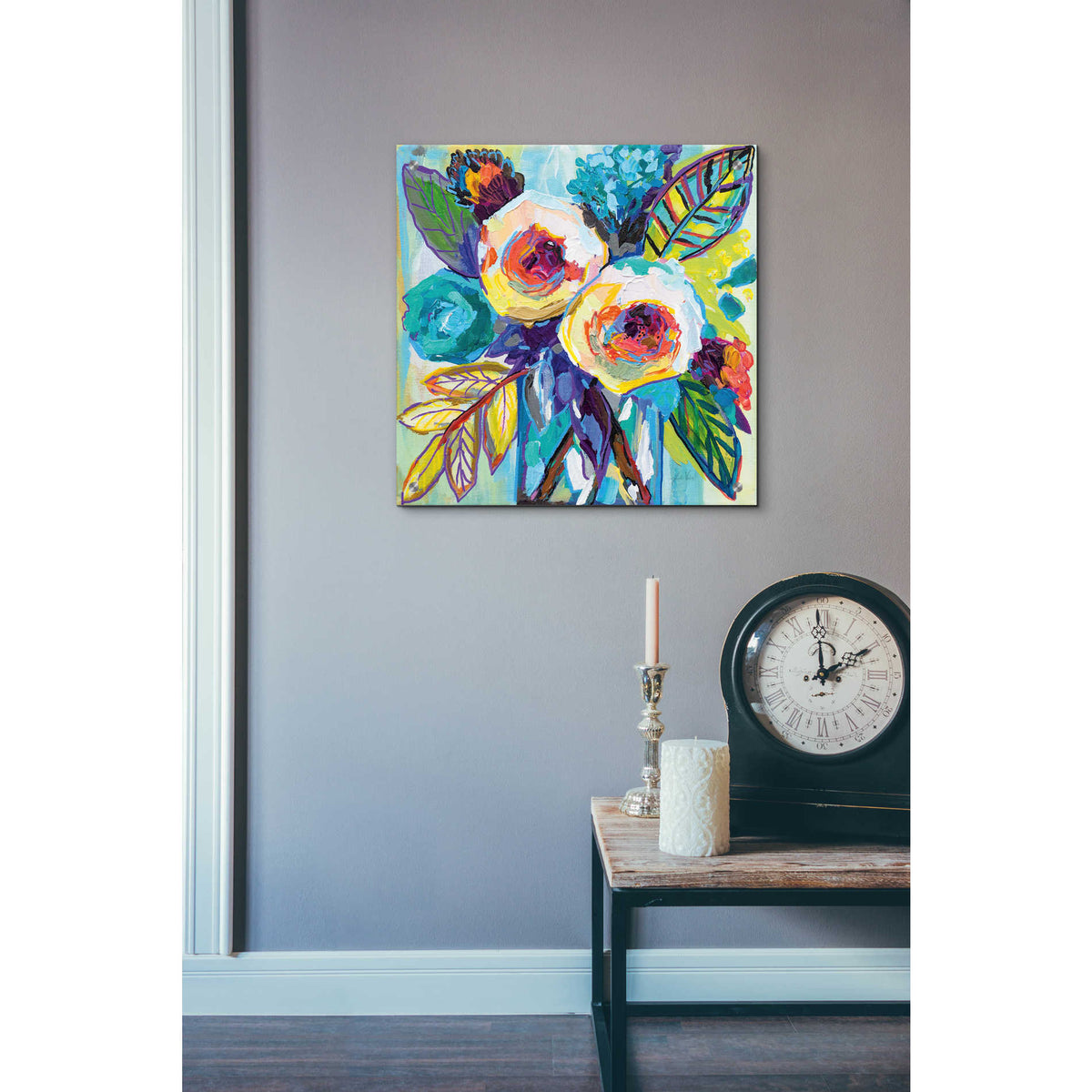 Epic Art 'Bahamas Morning' by Jeanette Vertentes, Acrylic Glass Wall Art,24x24