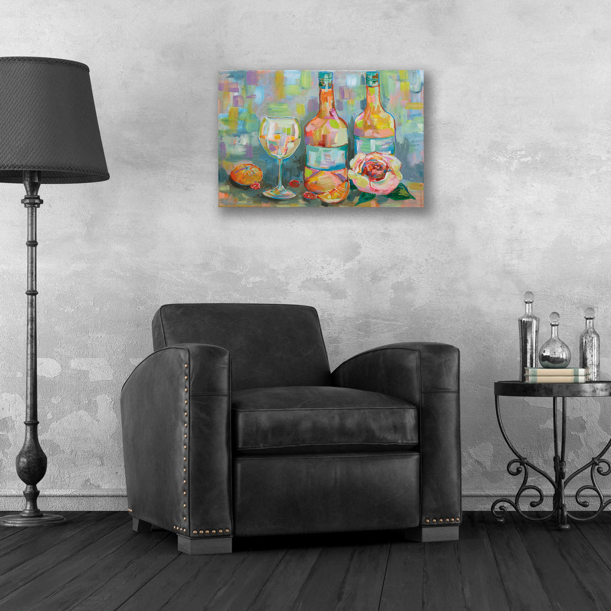 Epic Art 'Blush' by Jeanette Vertentes, Acrylic Glass Wall Art,24x16