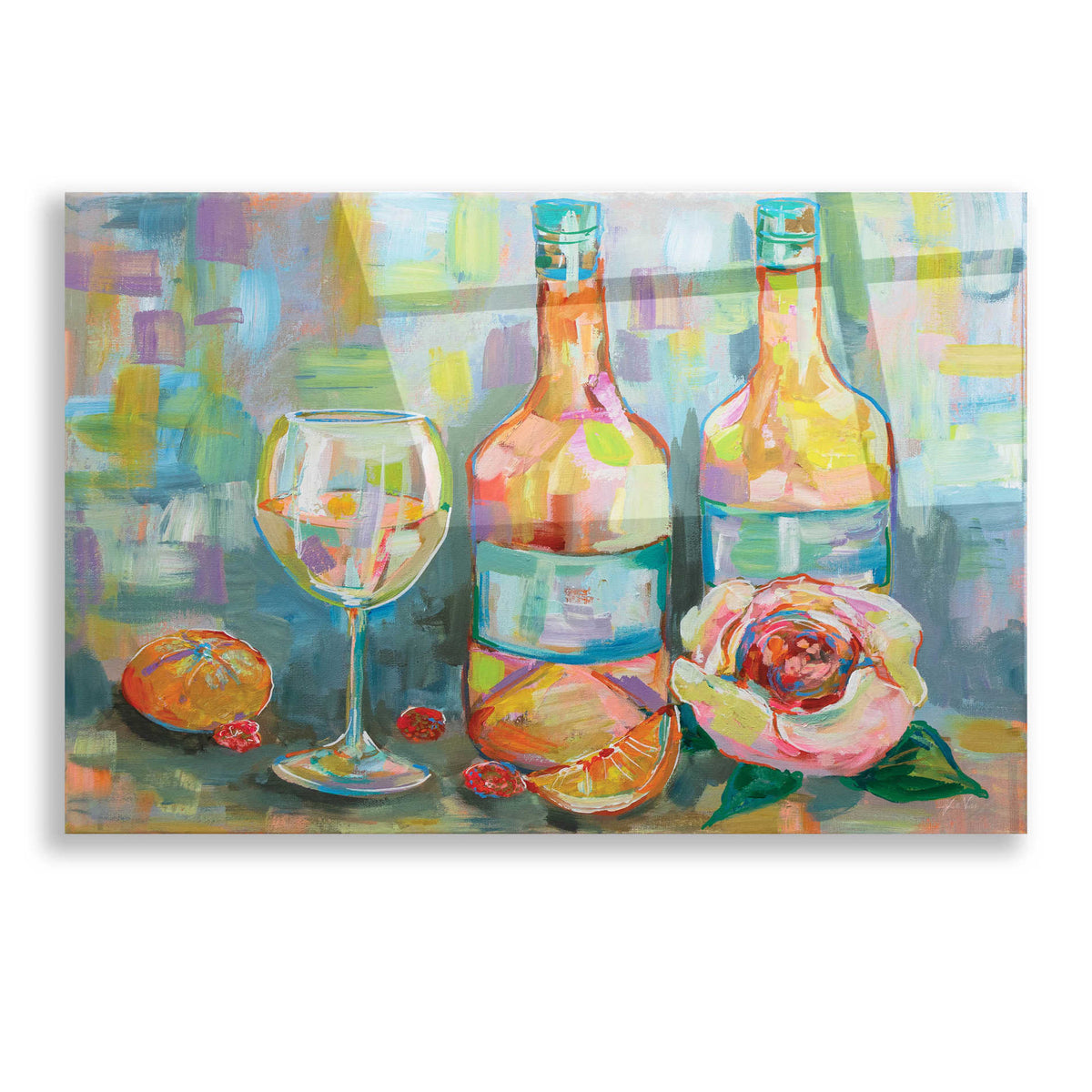 Epic Art 'Blush' by Jeanette Vertentes, Acrylic Glass Wall Art