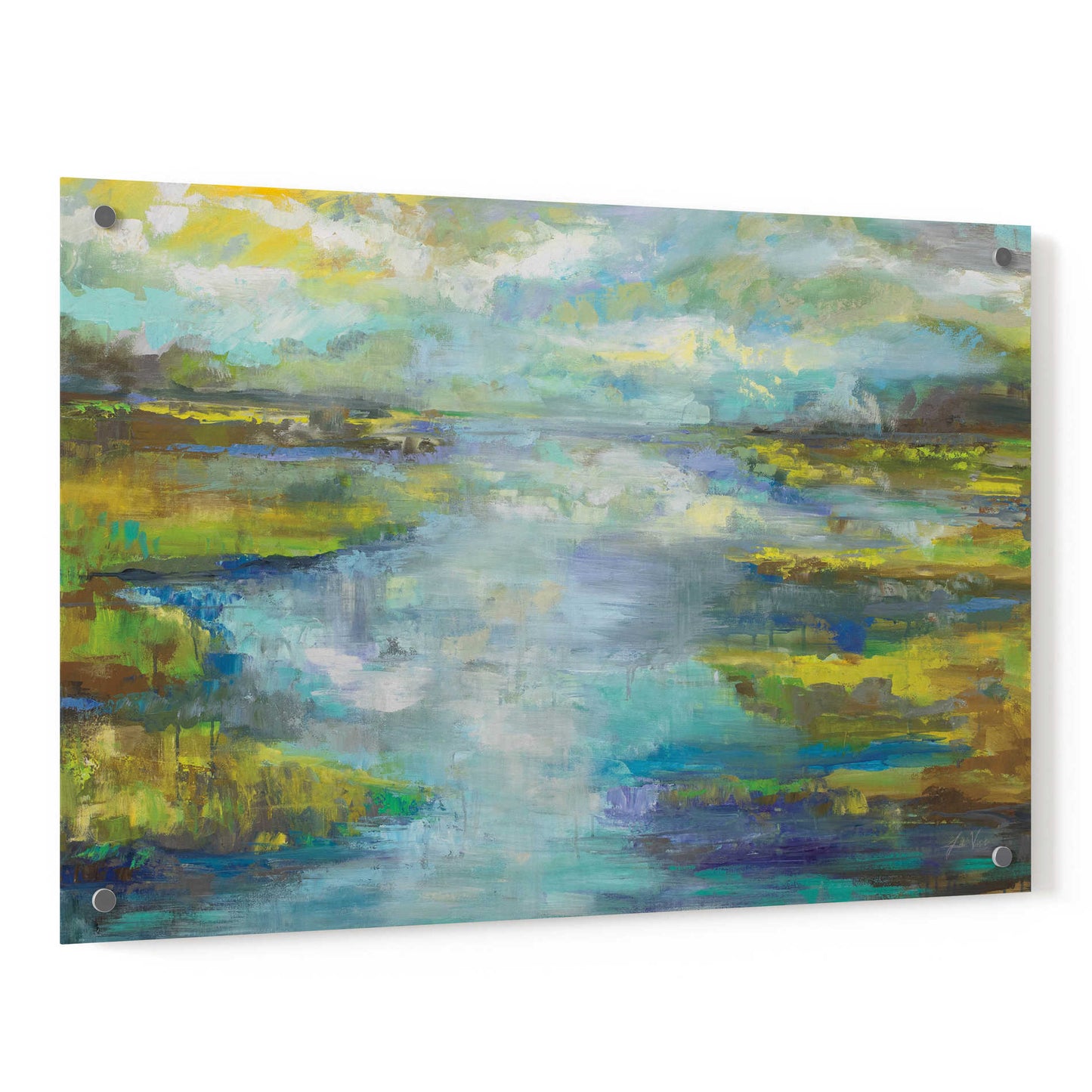 Epic Art 'Quietude' by Jeanette Vertentes, Acrylic Glass Wall Art,36x24