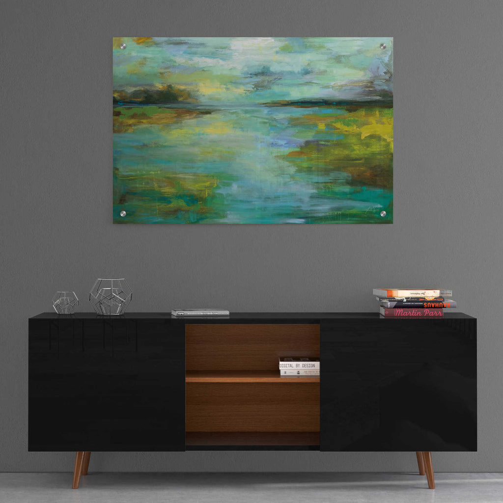 Epic Art 'Serene' by Jeanette Vertentes, Acrylic Glass Wall Art,36x24