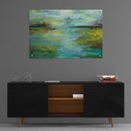 Epic Art 'Serene' by Jeanette Vertentes, Acrylic Glass Wall Art,36x24