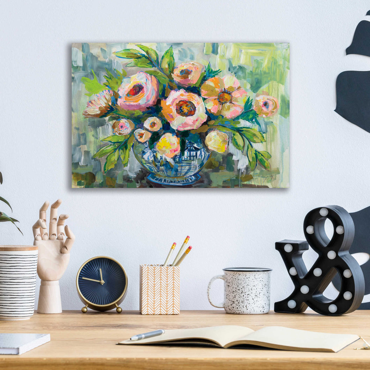Epic Art 'Midsummer' by Jeanette Vertentes, Acrylic Glass Wall Art,16x12