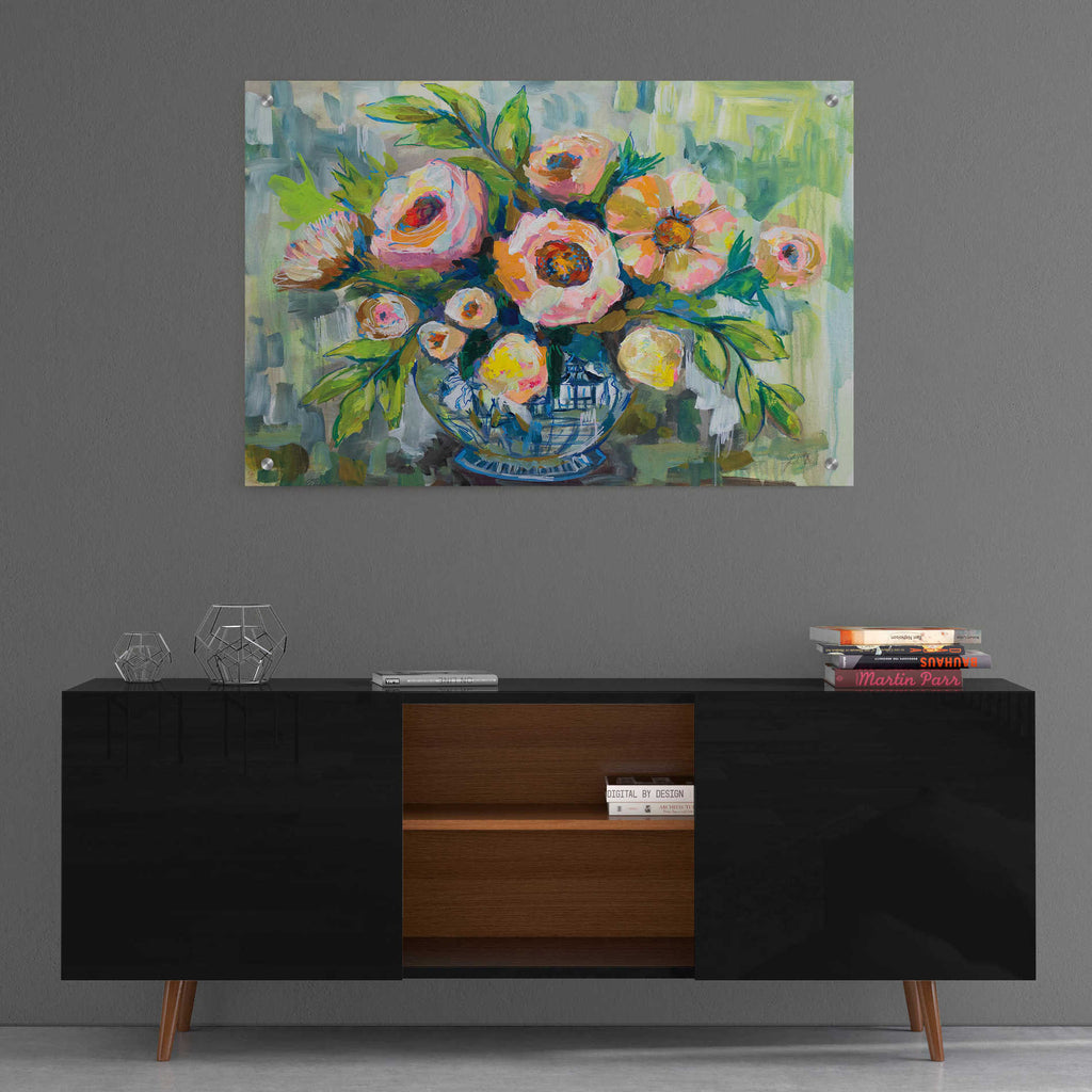 Epic Art 'Midsummer' by Jeanette Vertentes, Acrylic Glass Wall Art,36x24