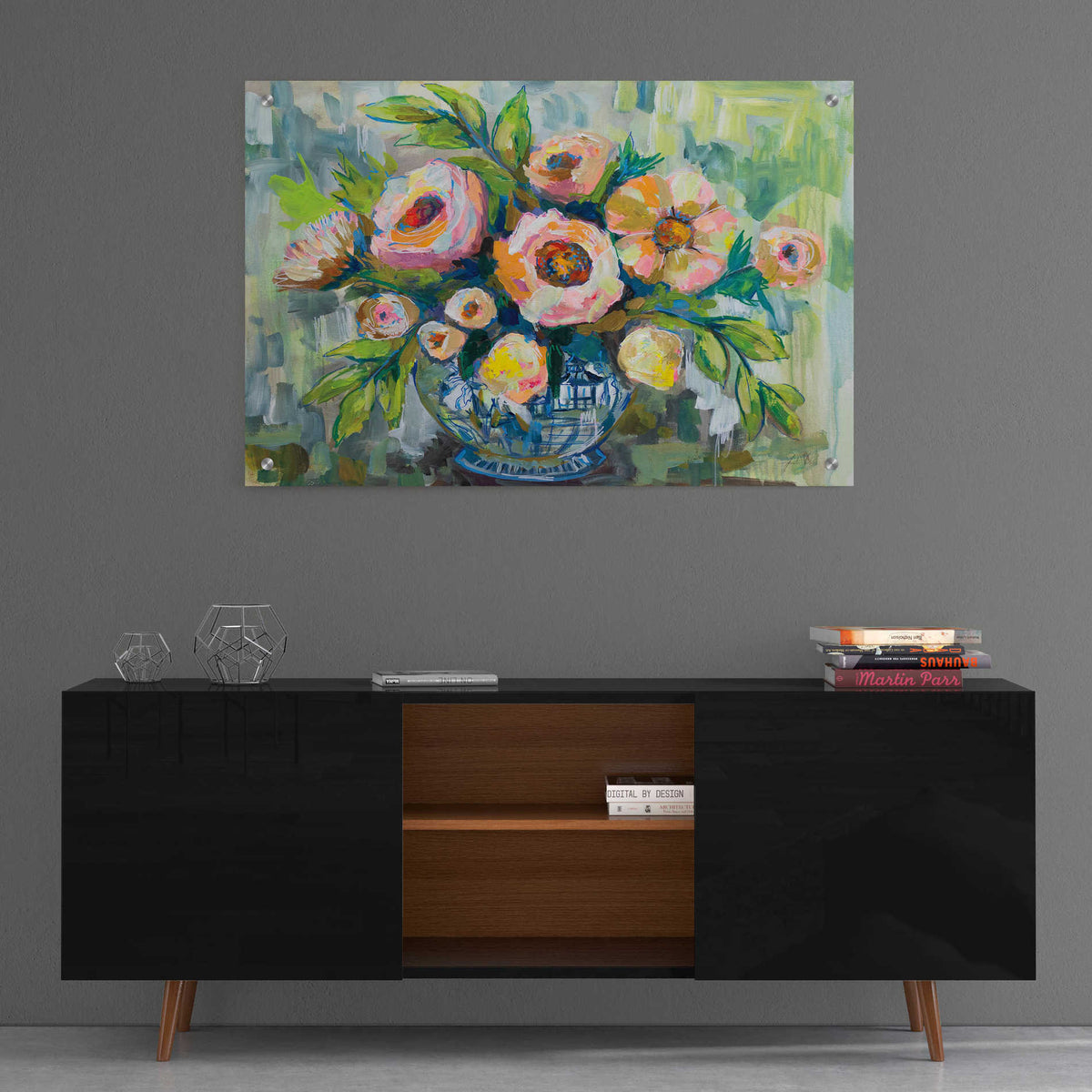 Epic Art 'Midsummer' by Jeanette Vertentes, Acrylic Glass Wall Art,36x24