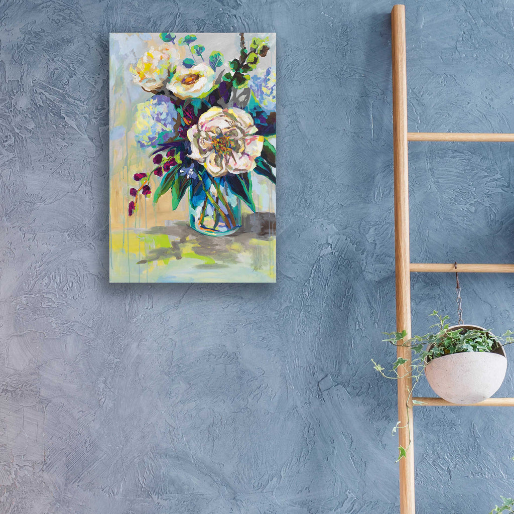 Epic Art 'Glowing' by Jeanette Vertentes, Acrylic Glass Wall Art,16x24