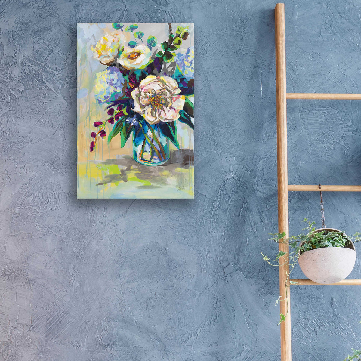 Epic Art 'Glowing' by Jeanette Vertentes, Acrylic Glass Wall Art,16x24