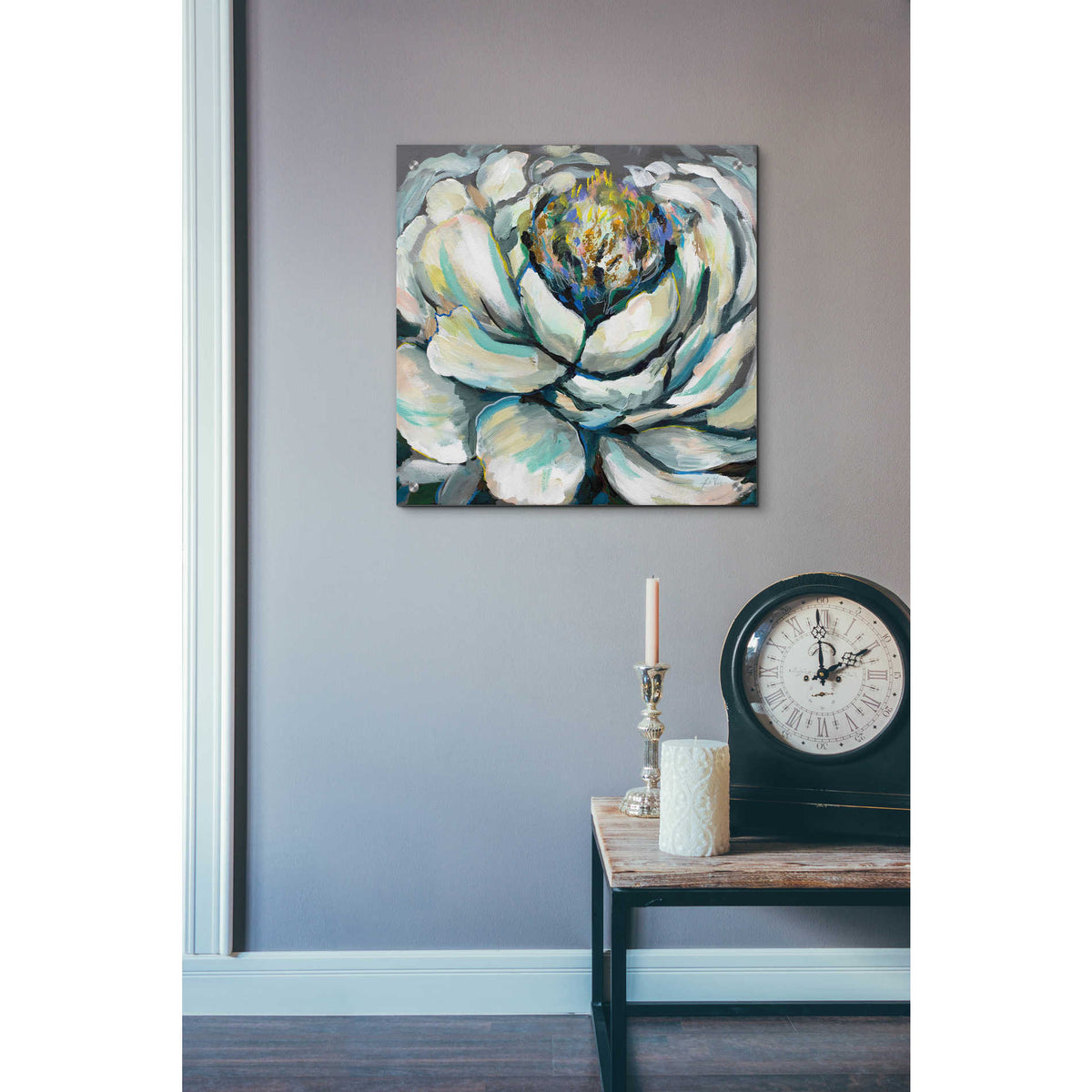 Epic Art 'Bloom II' by Jeanette Vertentes, Acrylic Glass Wall Art,24x24