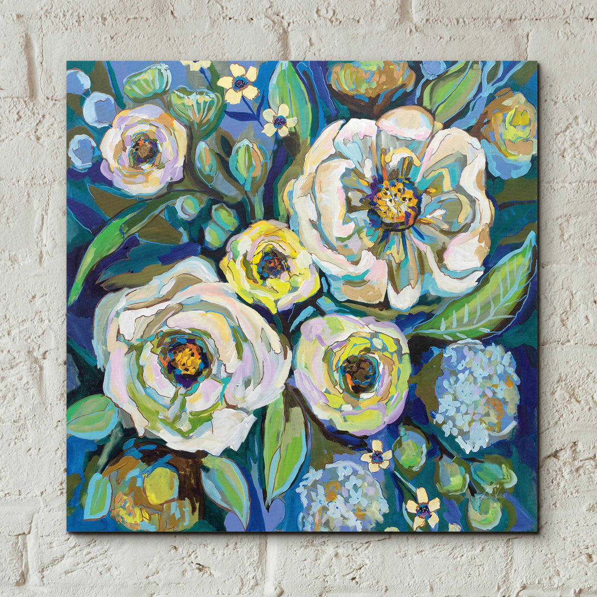Epic Art 'Ocean House' by Jeanette Vertentes, Acrylic Glass Wall Art,12x12