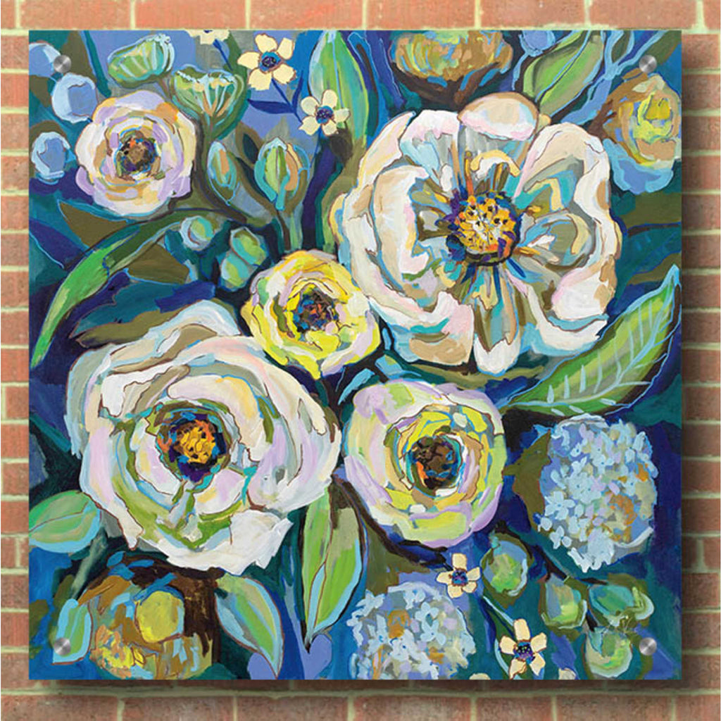 Epic Art 'Ocean House' by Jeanette Vertentes, Acrylic Glass Wall Art,36x36